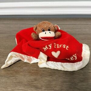 Baby Starters My First Sock Monkey Snuggle Buddy Lovey